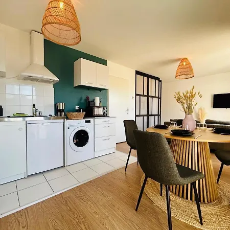 公寓 Casa Arcade Rouge - Premium - Terrasse - Parking 绍莱